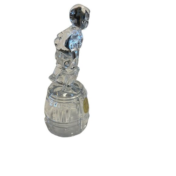 Princess House Lead Crystal Boy Soccer Figurine #900 - Picture 7 of 9